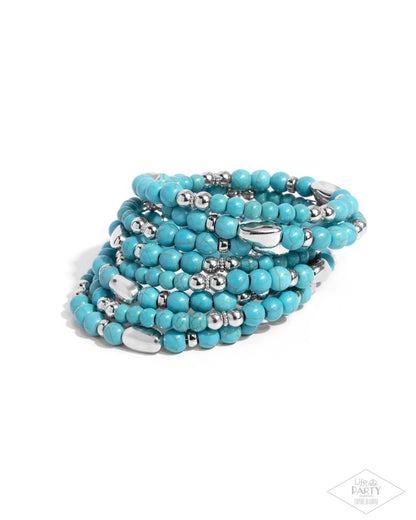 Party Crusher Blue Zi Bracelet - Jewelry by Bretta