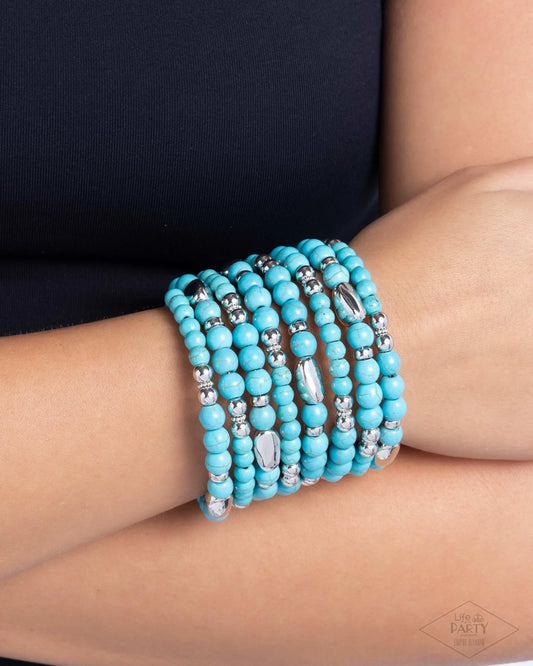 Party Crusher Blue Zi Bracelet - Jewelry by Bretta