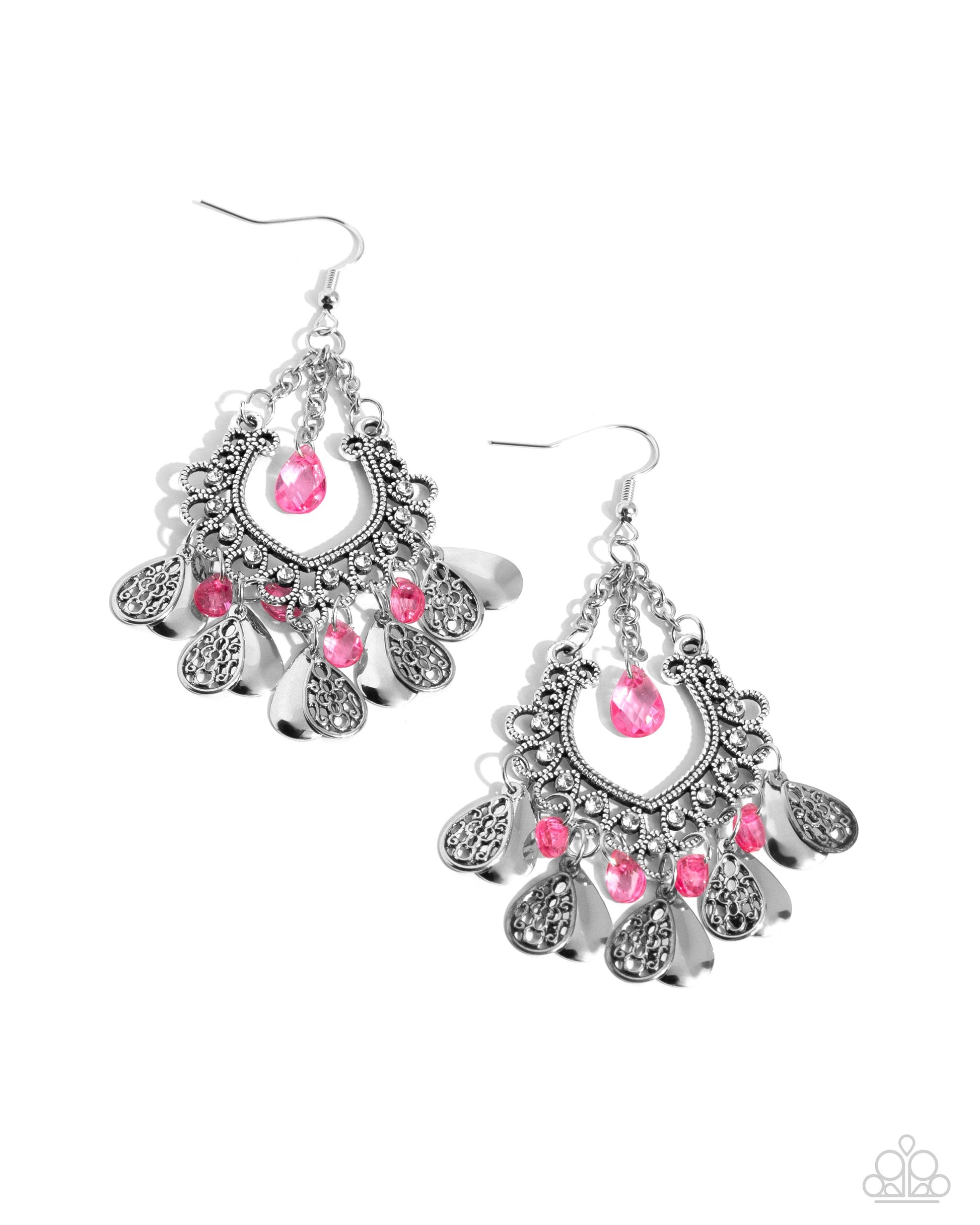 Musical Gardens Pink Earrings - Jewelry by Bretta