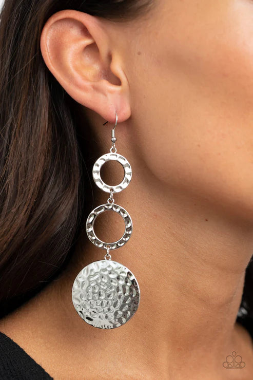 Blooming Baubles Silver Earrings 