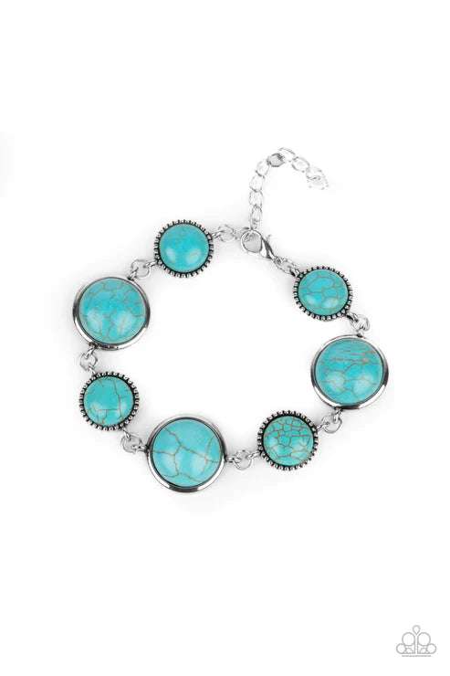 Turn Up The Terra Blue Bracelet - Jewelry by Bretta