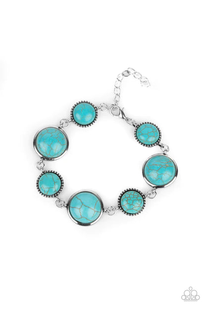 Turn Up The Terra Blue Bracelet - Jewelry by Bretta