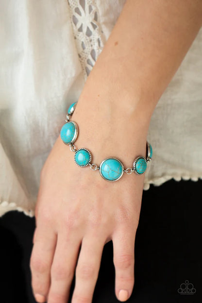 Turn Up The Terra Blue Bracelet - Jewelry by Bretta