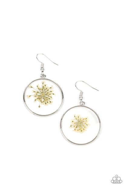 Happily Ever Eden White Earrings - Jewelry by Bretta