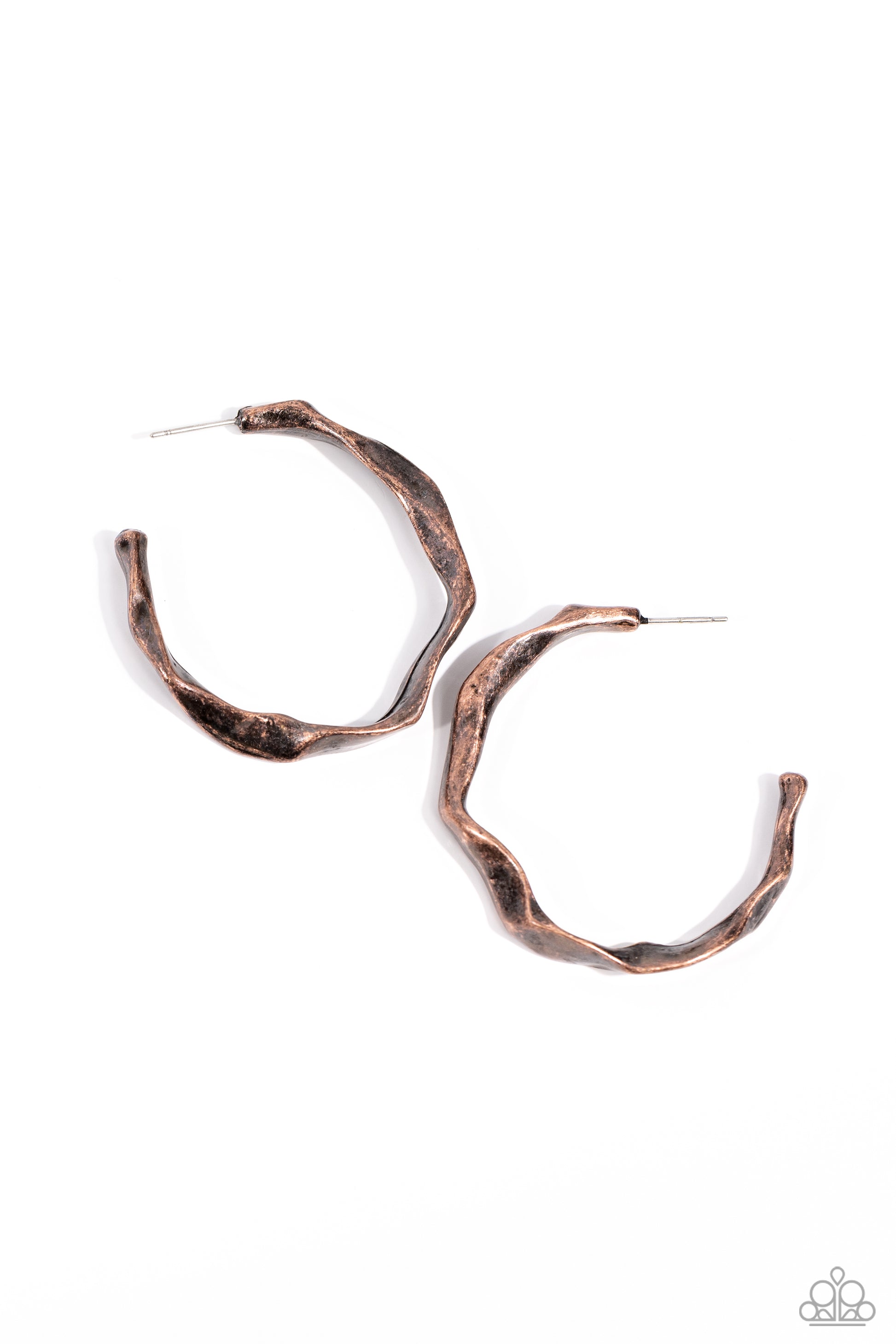 Coveted Curves Copper Hoop Earrings - Jewelry by Bretta