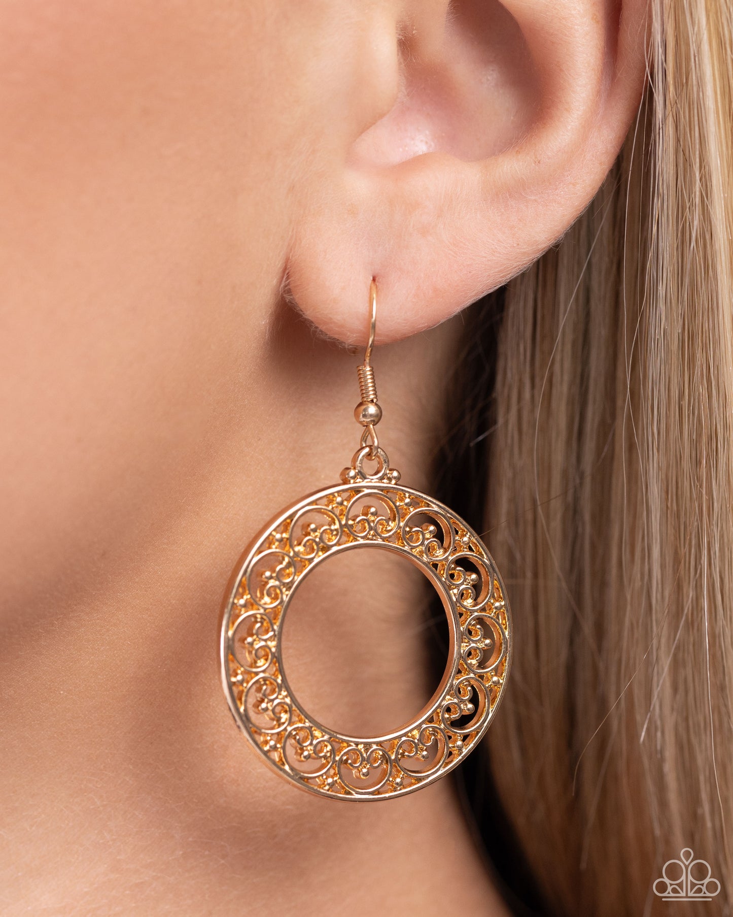 Vineyard Valentine Gold Earrings - Jewelry by Bretta