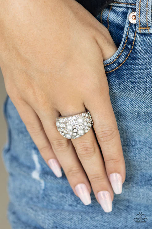Gatsby's Girl White Ring