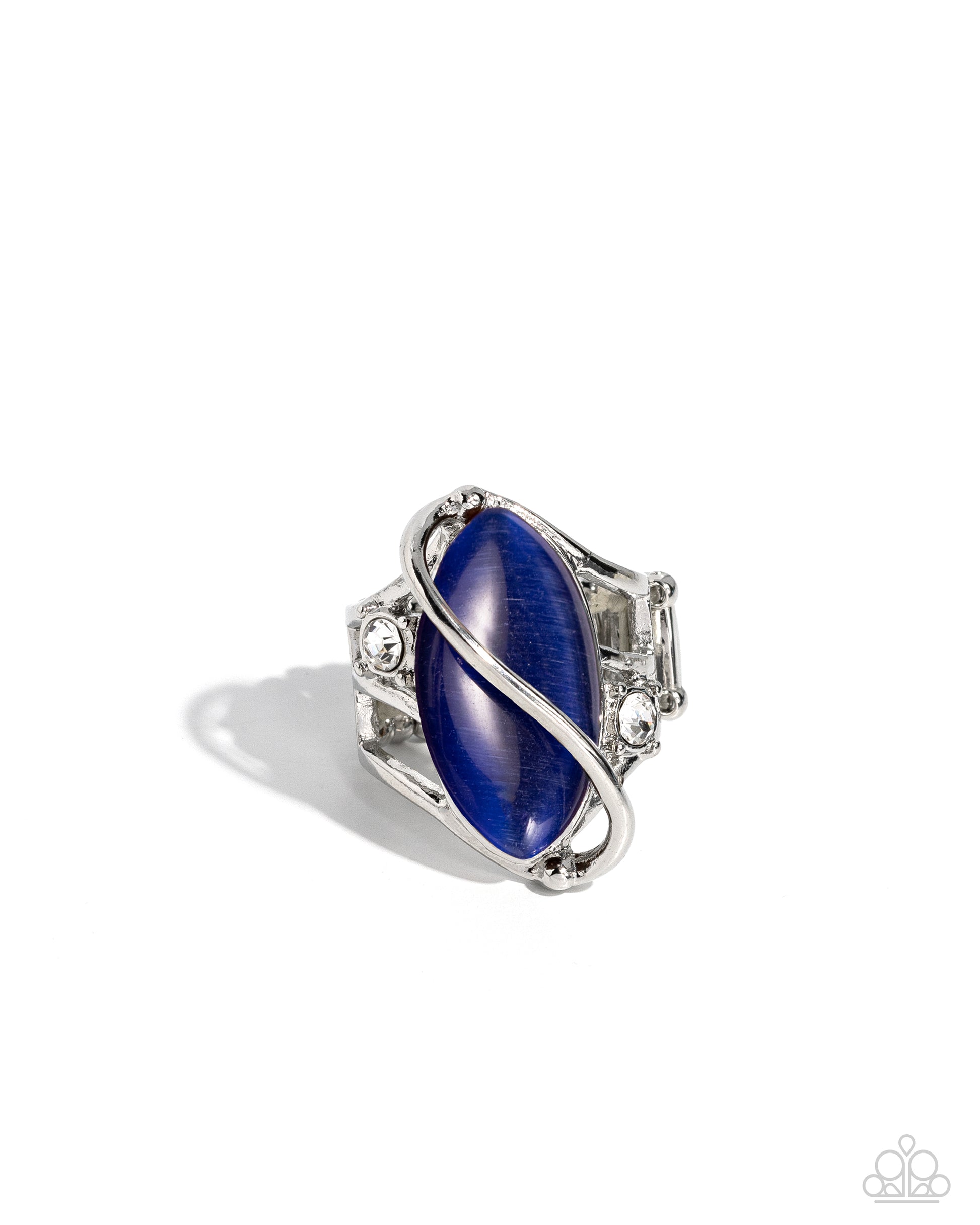 Enlightened Elegance Blue Ring - Jewelry by Bretta