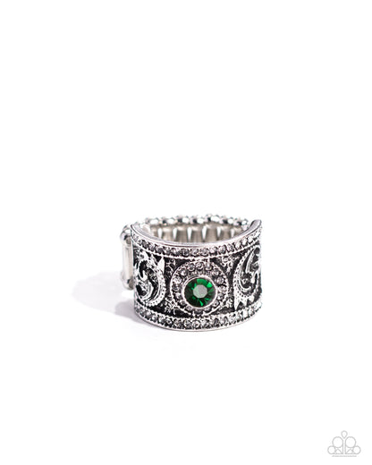 Imperial Intentions Green Ring - Jewelry by Bretta