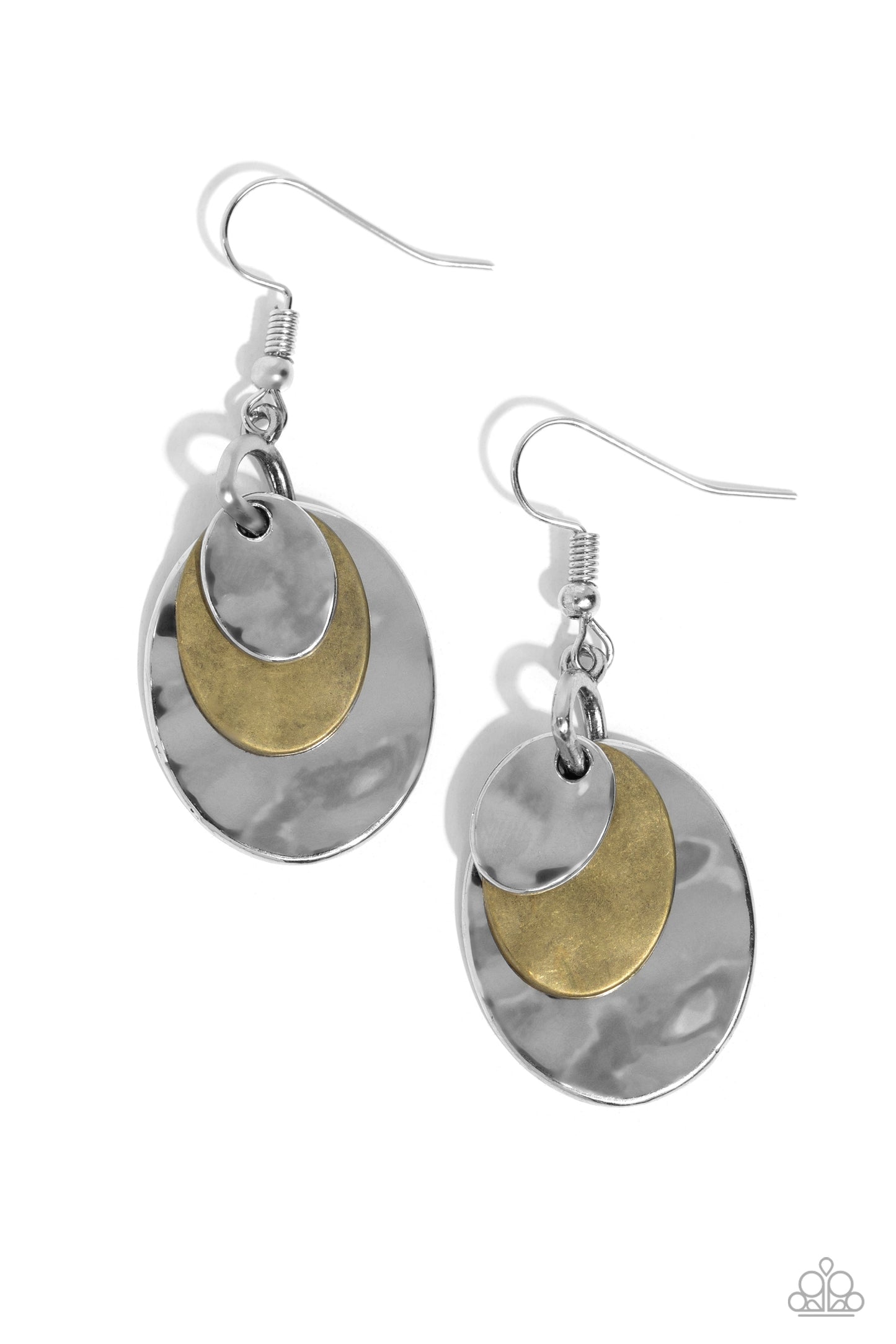 Hammered Homespun Multi Earrings - Jewelry by Bretta