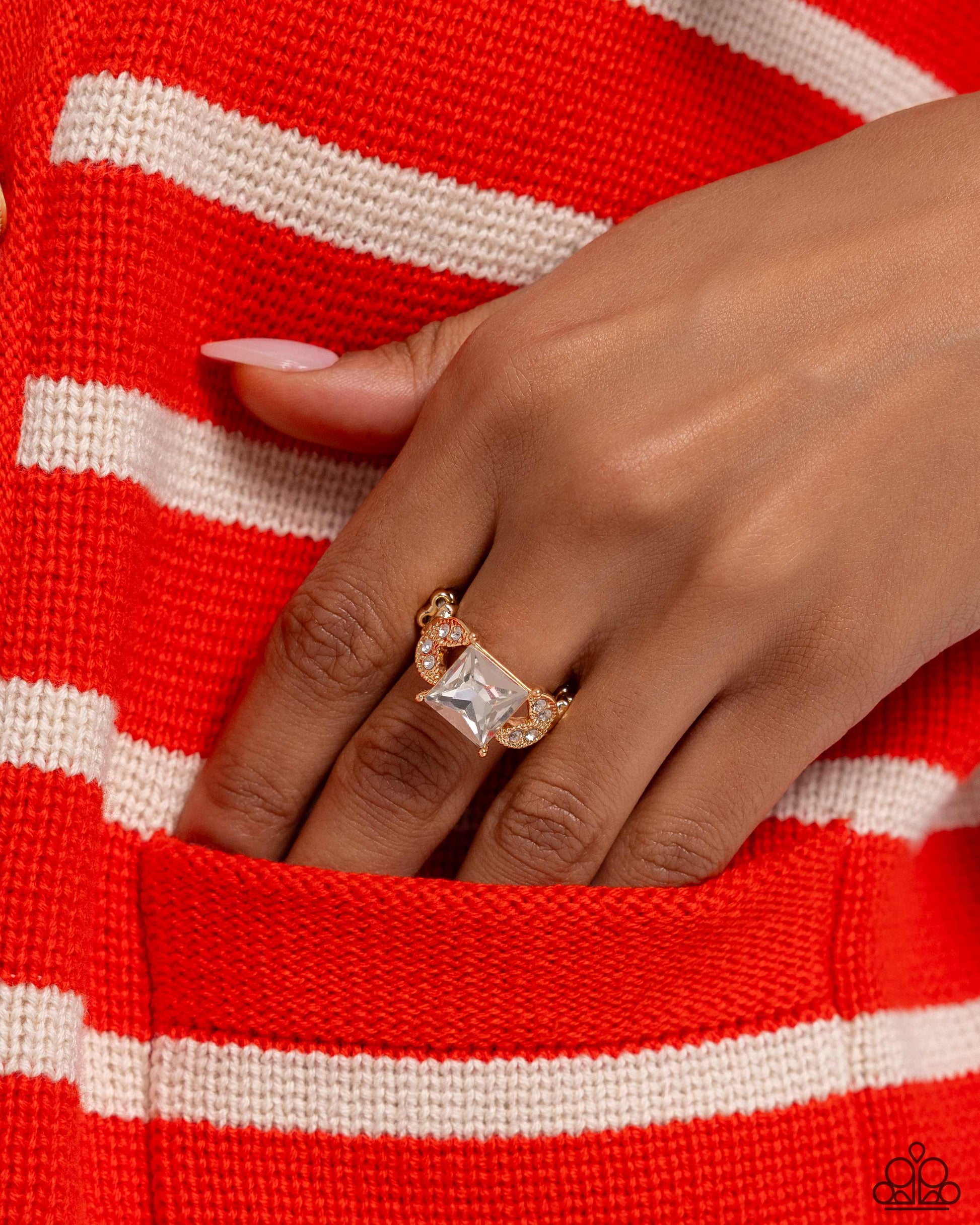 Deluxe Drama Gold Ring - Jewelry by Bretta