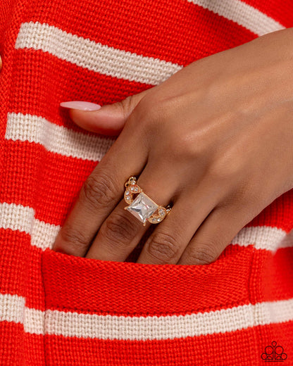 Deluxe Drama Gold Ring - Jewelry by Bretta