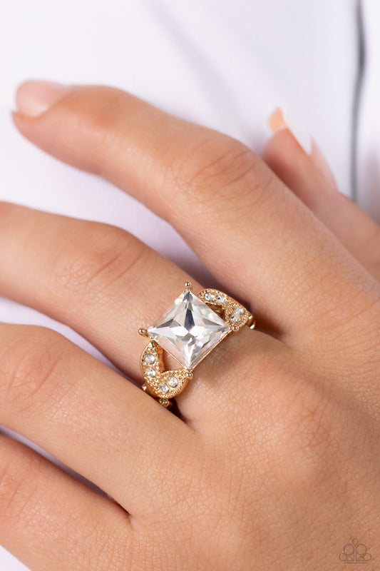 Deluxe Drama Gold Ring - Jewelry by Bretta
