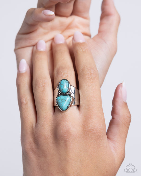 Desert Destination Blue Turquoise Ring - Jewelry by Bretta