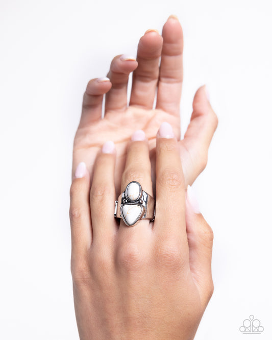 Desert Destination White Ring - Jewelry by Bretta