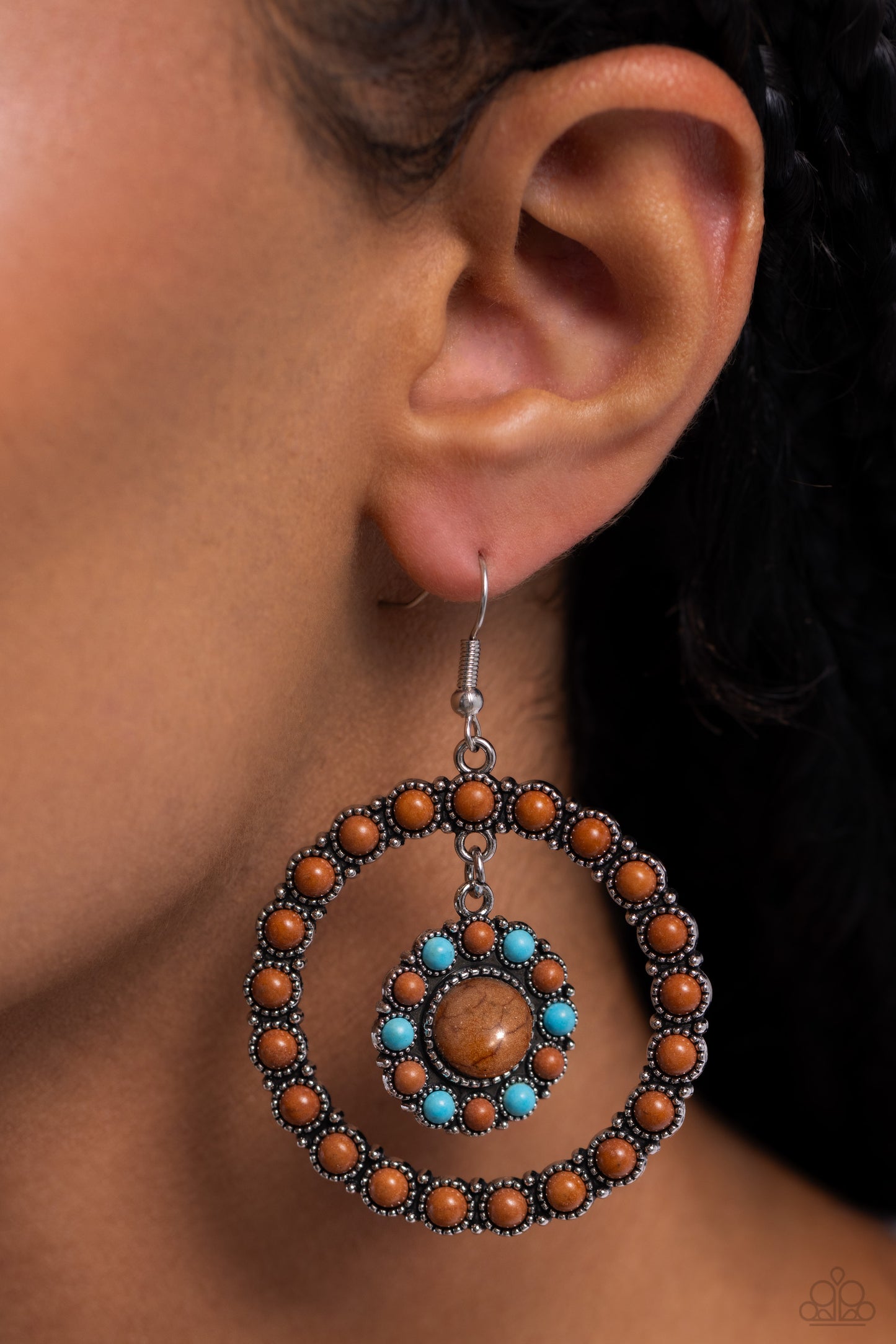 Saguaro Sanctuary Brown Earrings - Jewelry by Bretta