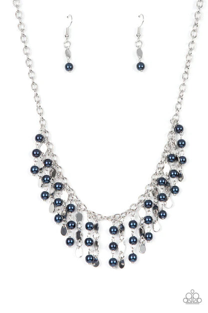  Wall Street Stylist Blue Necklace