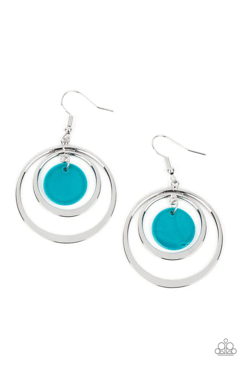 Mai Tai Tango Blue Earrings