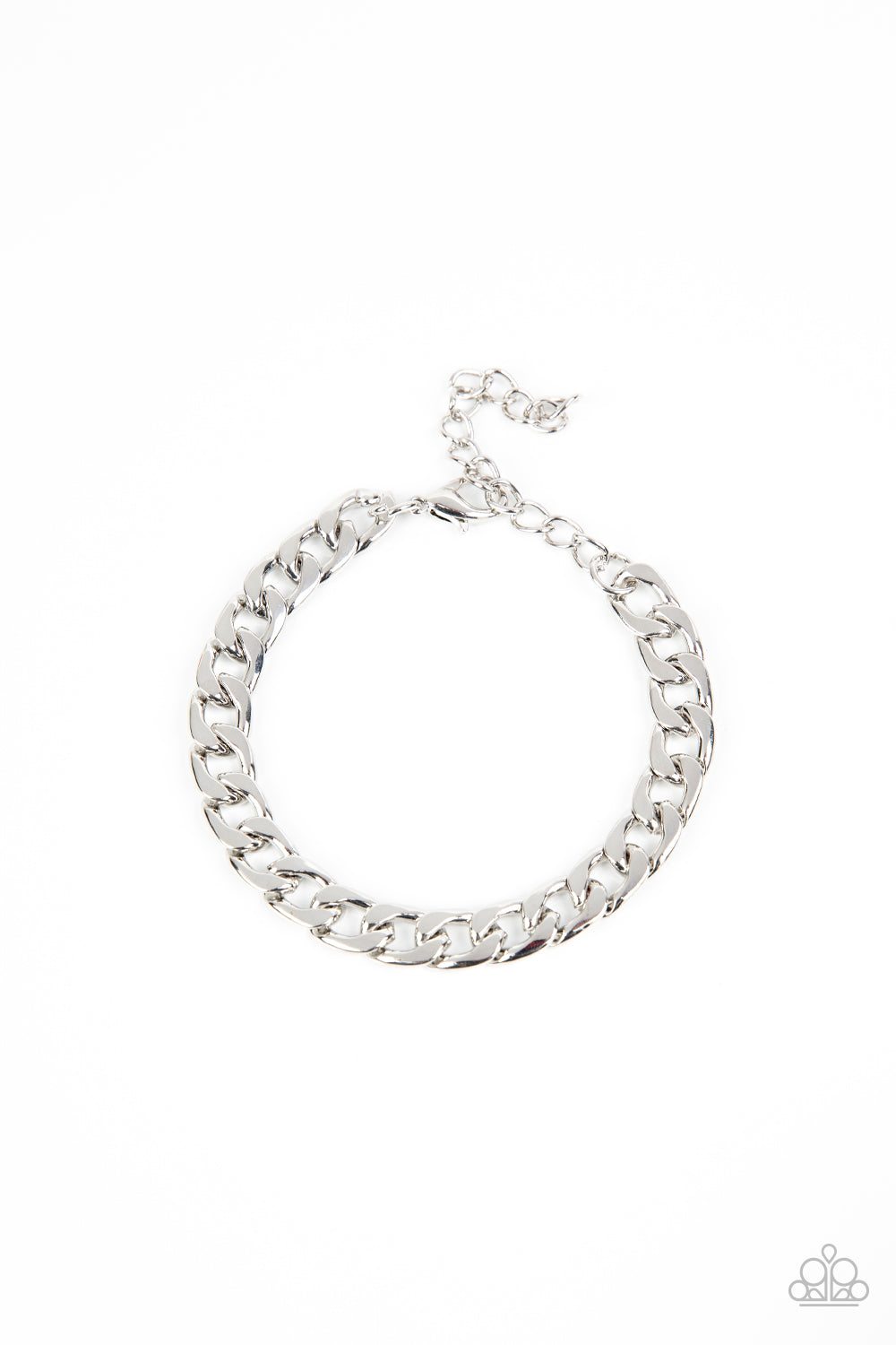 Alternative Anthem flattened silver link bracelet - Jewelry by Bretta