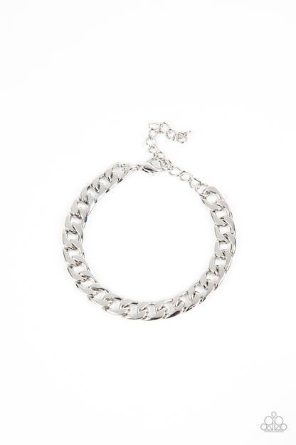 Alternative Anthem flattened silver link bracelet - Jewelry by Bretta