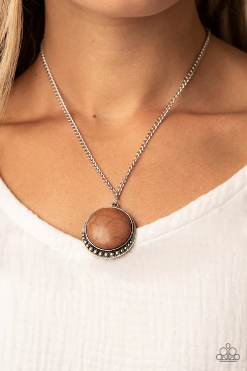 Mojave Moon Brown Necklace