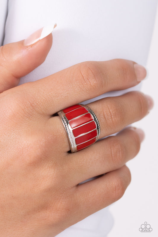 SWATCH Your Step Red Ring - Jewelry by Bretta