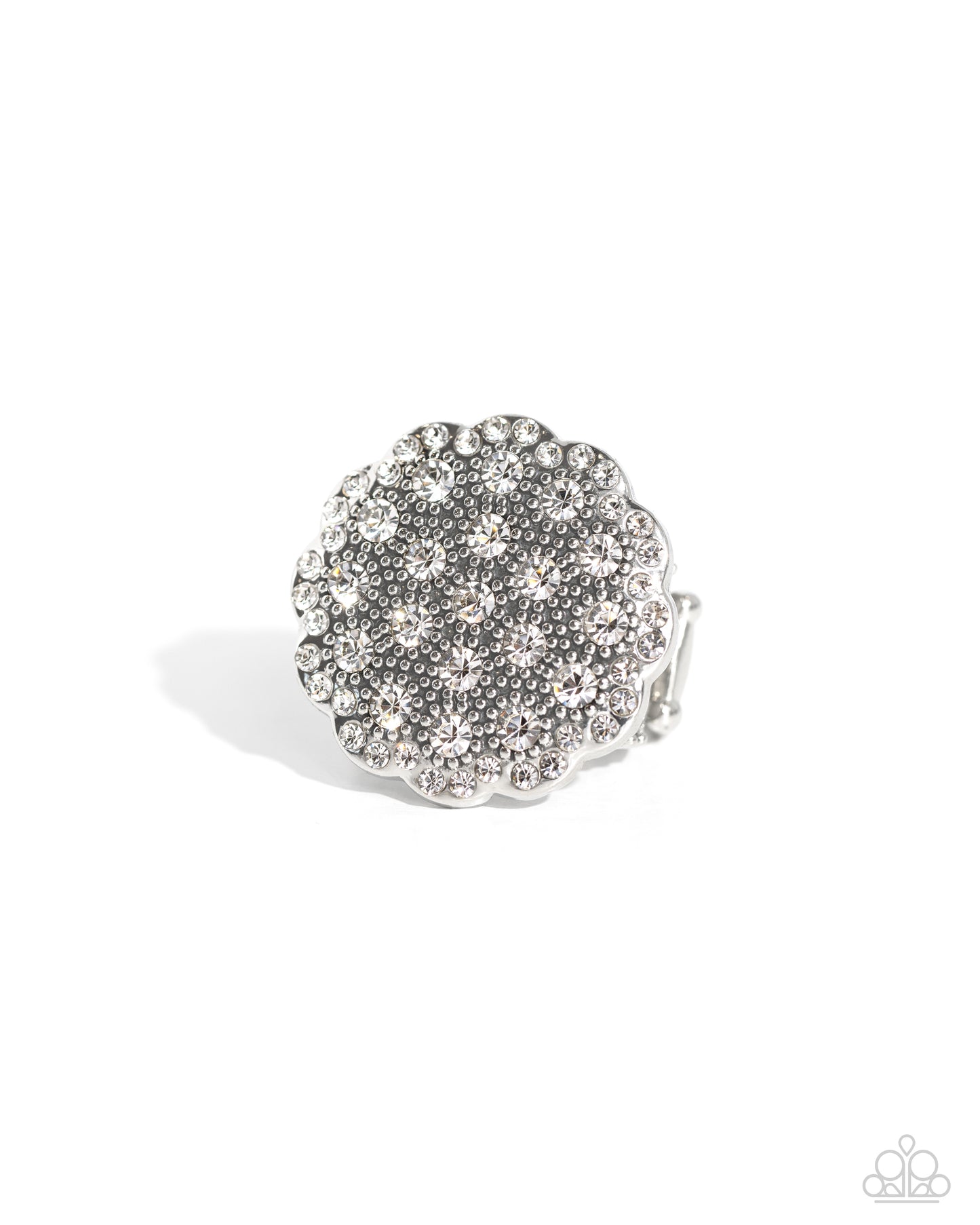 Blingy Bouquet White Ring - Jewelry by Bretta