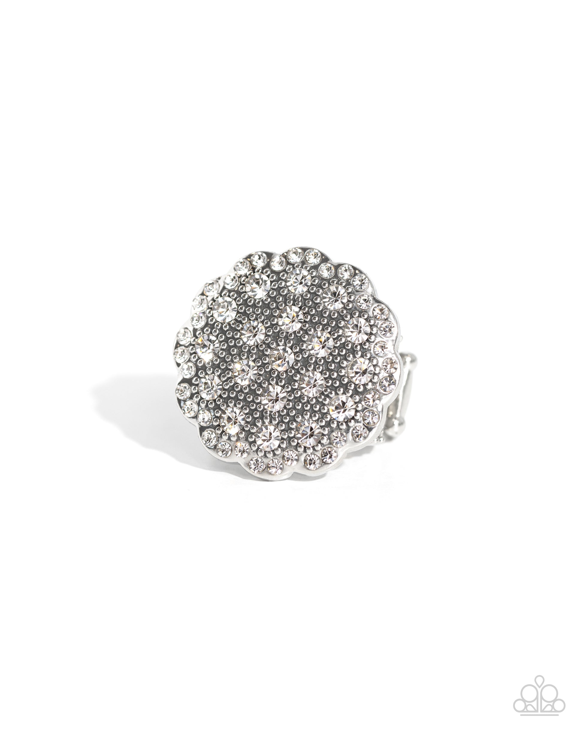 Blingy Bouquet White Ring - Jewelry by Bretta
