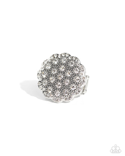 Blingy Bouquet White Ring - Jewelry by Bretta