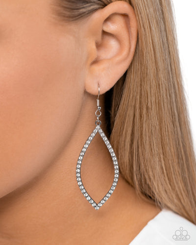 Prosperous Prospects White Earrings - Jewelry by Bretta