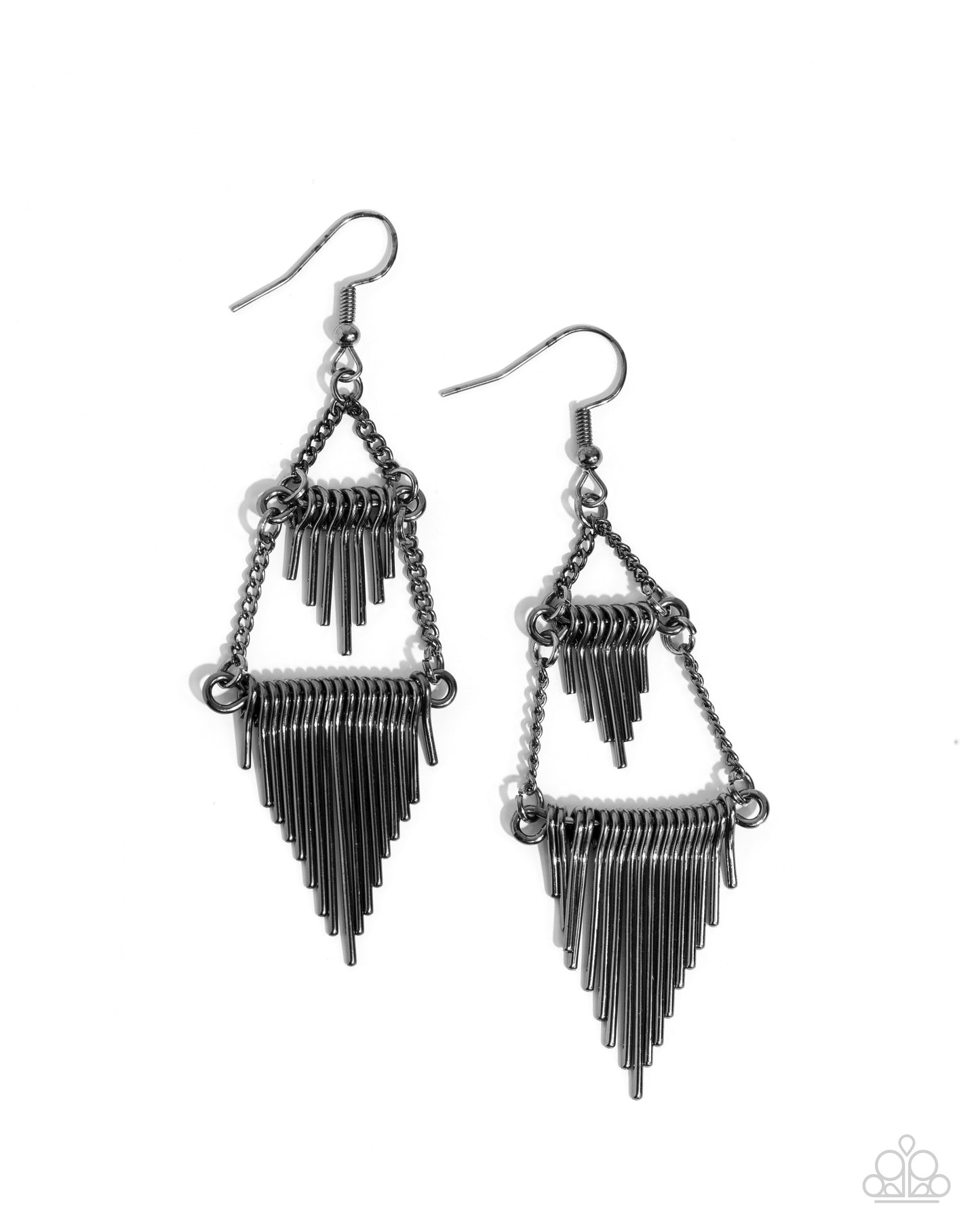 Greco Grotto Black Earrings - Jewelry by Bretta