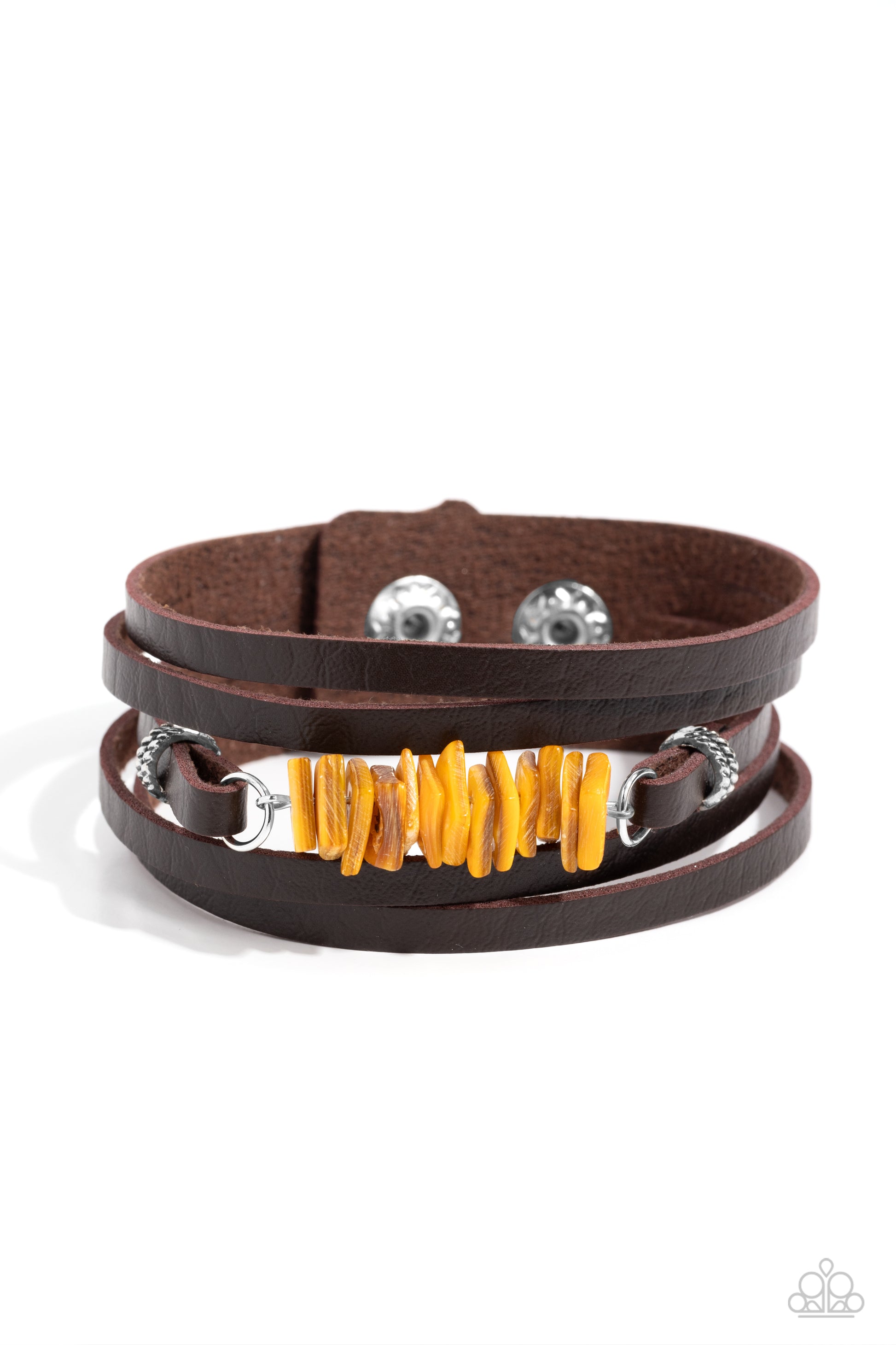 Tropical Trek Yellow Bracelet - Jewelry by Bretta