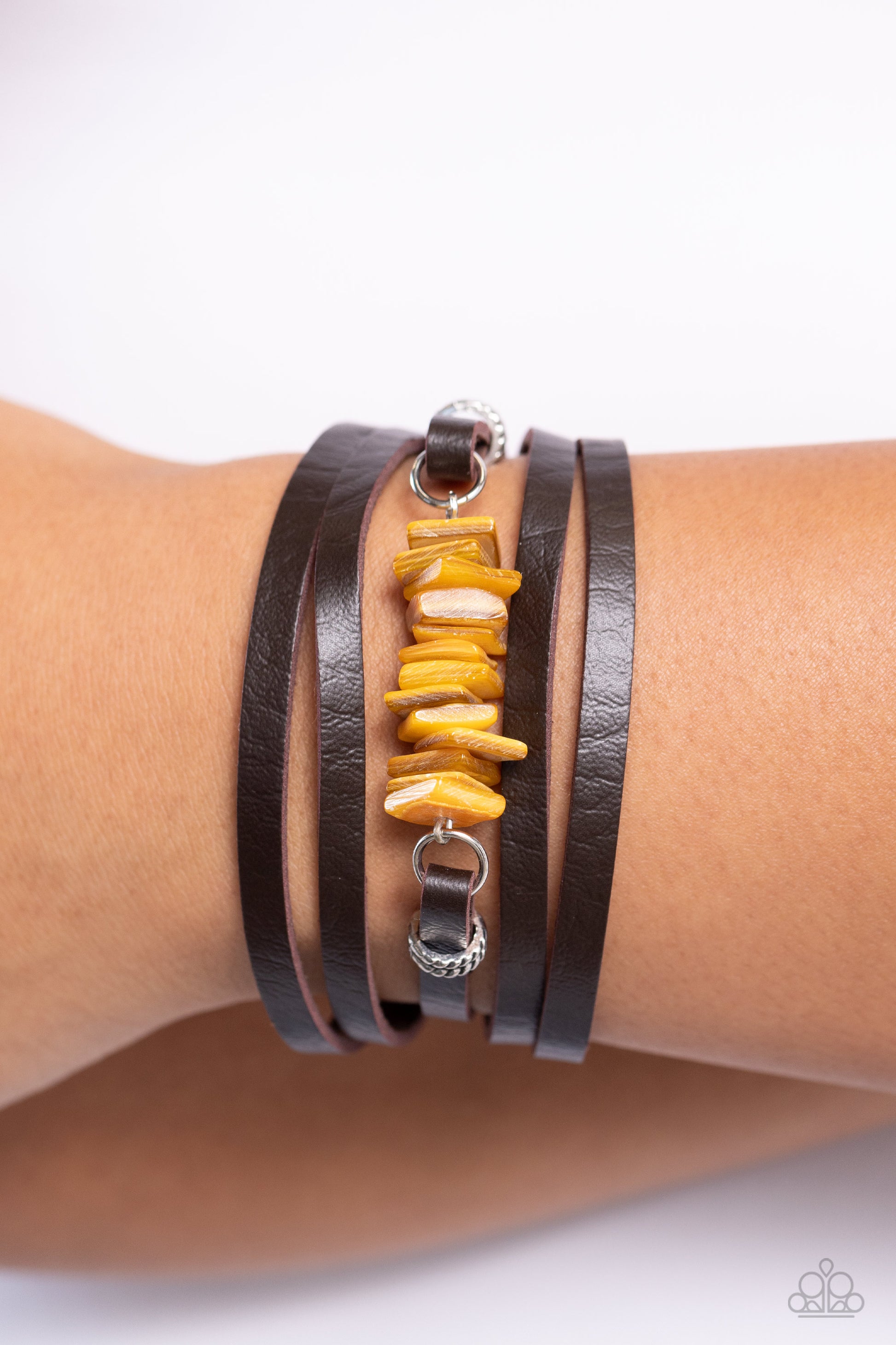 Tropical Trek Yellow Bracelet - Jewelry by Bretta