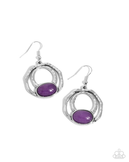 Terrestrial Retreat Purple Earrings - Jewelry by Bretta