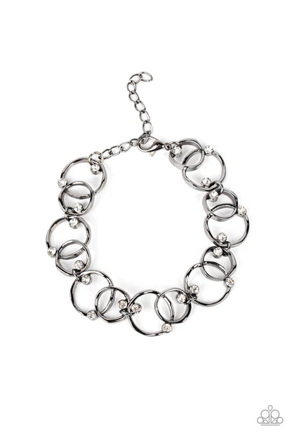 The Universe Revolves around Me Black Bracelet