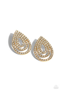Red Carpet Reverie Gold Earrings - Jewelry by Bretta