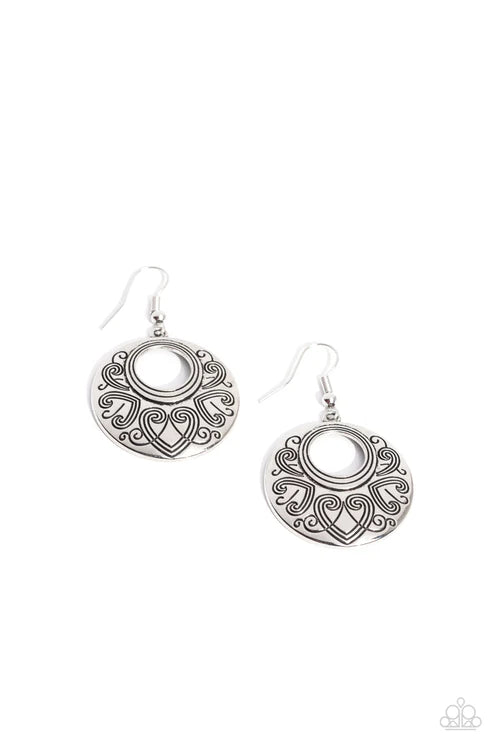 Western Beau Silver Earrings