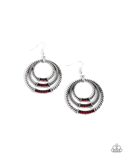 Contemporary Culture Red Earrings - Jewelry by Bretta