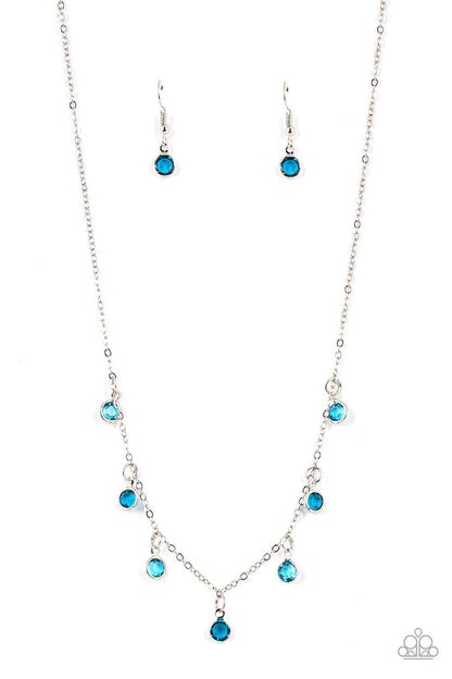 Carefree Charmer Blue Necklace - Jewelry by Bretta