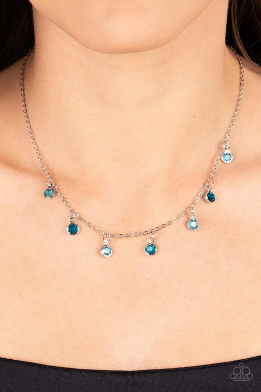 Carefree Charmer Blue Necklace - Jewelry by Bretta
