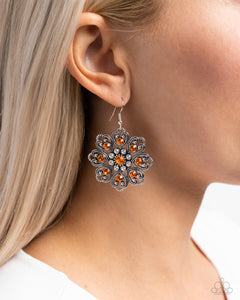 Garden of Love Orange Earrings - Jewelry by Bretta