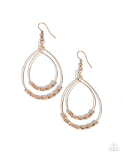 Industrial Artisan Rose Gold Earrings - Jewelry by Bretta