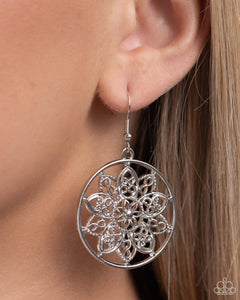 Garden Allure Silver Earrings - Jewelry by Bretta