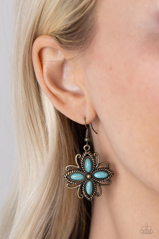 Badlands Ballad Brass Earrings - Jewelry by Bretta