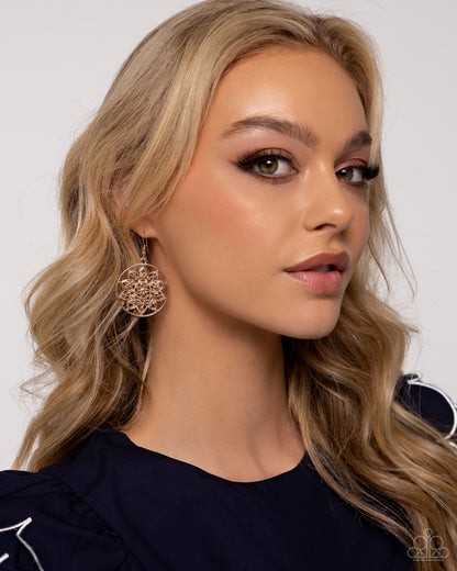 Garden Allure Rose Gold Earrings - Jewelry by Bretta