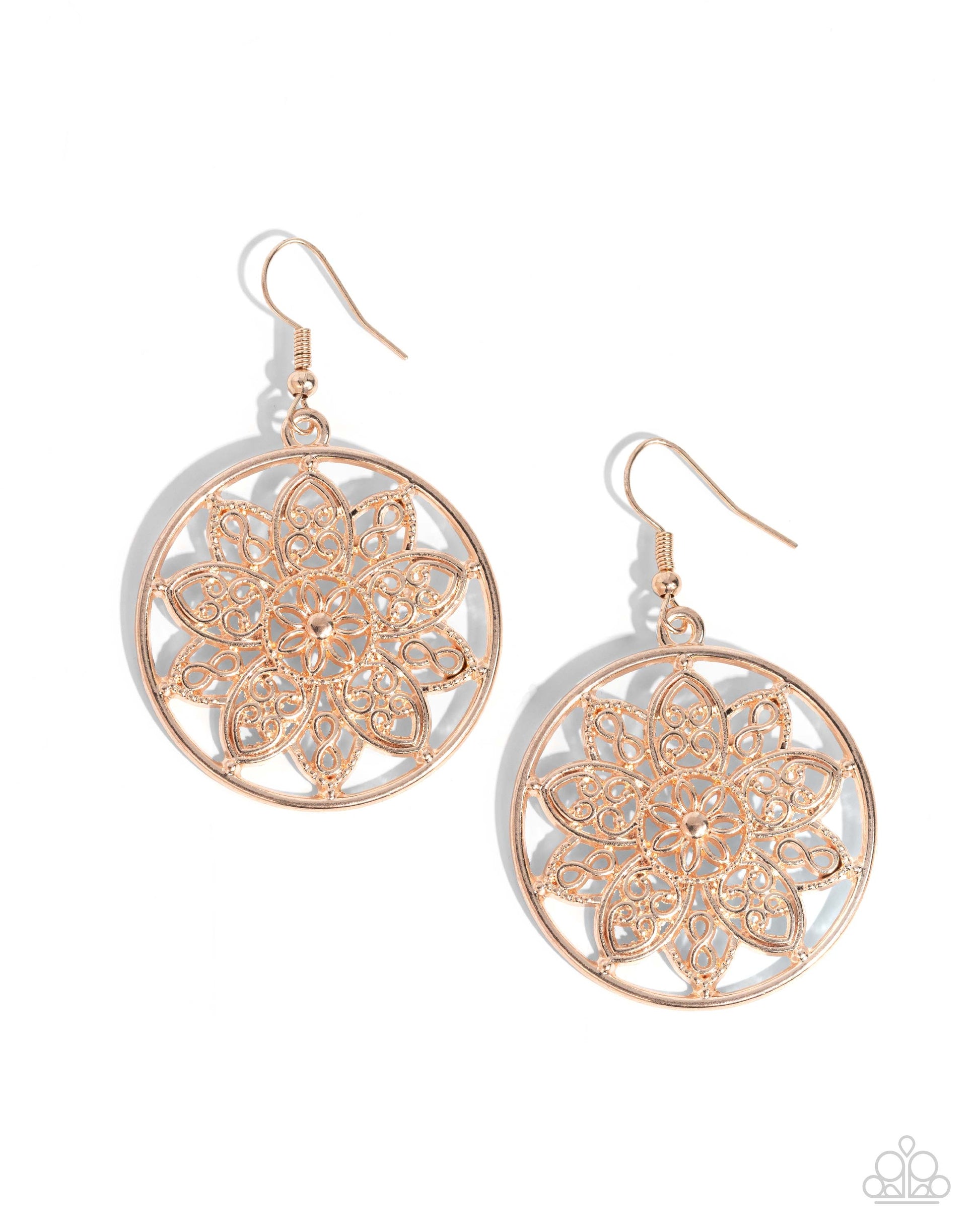 Garden Allure Rose Gold Earrings - Jewelry by Bretta
