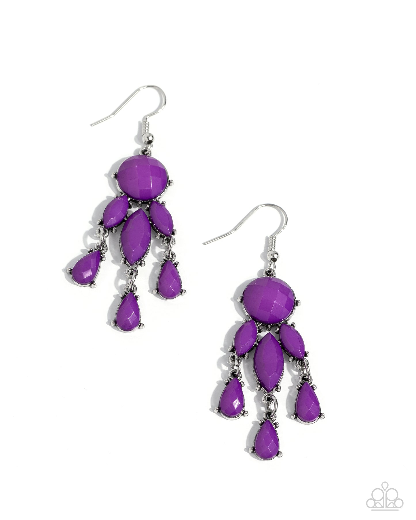 Summer Feeling Purple Earrings  - Jewelry by Bretta