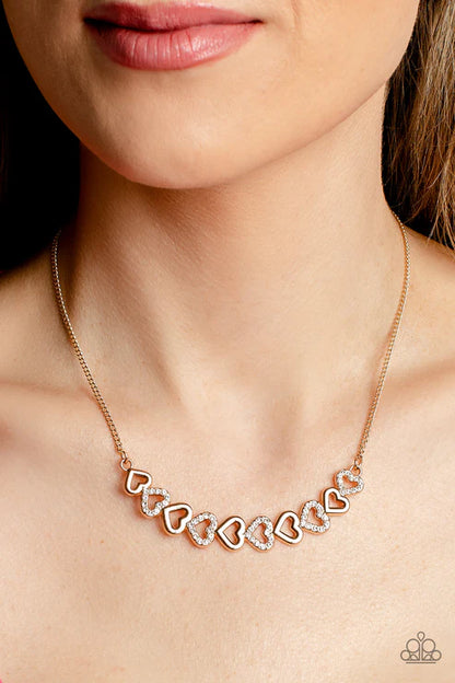 Sparkly Suitor Gold Necklace 