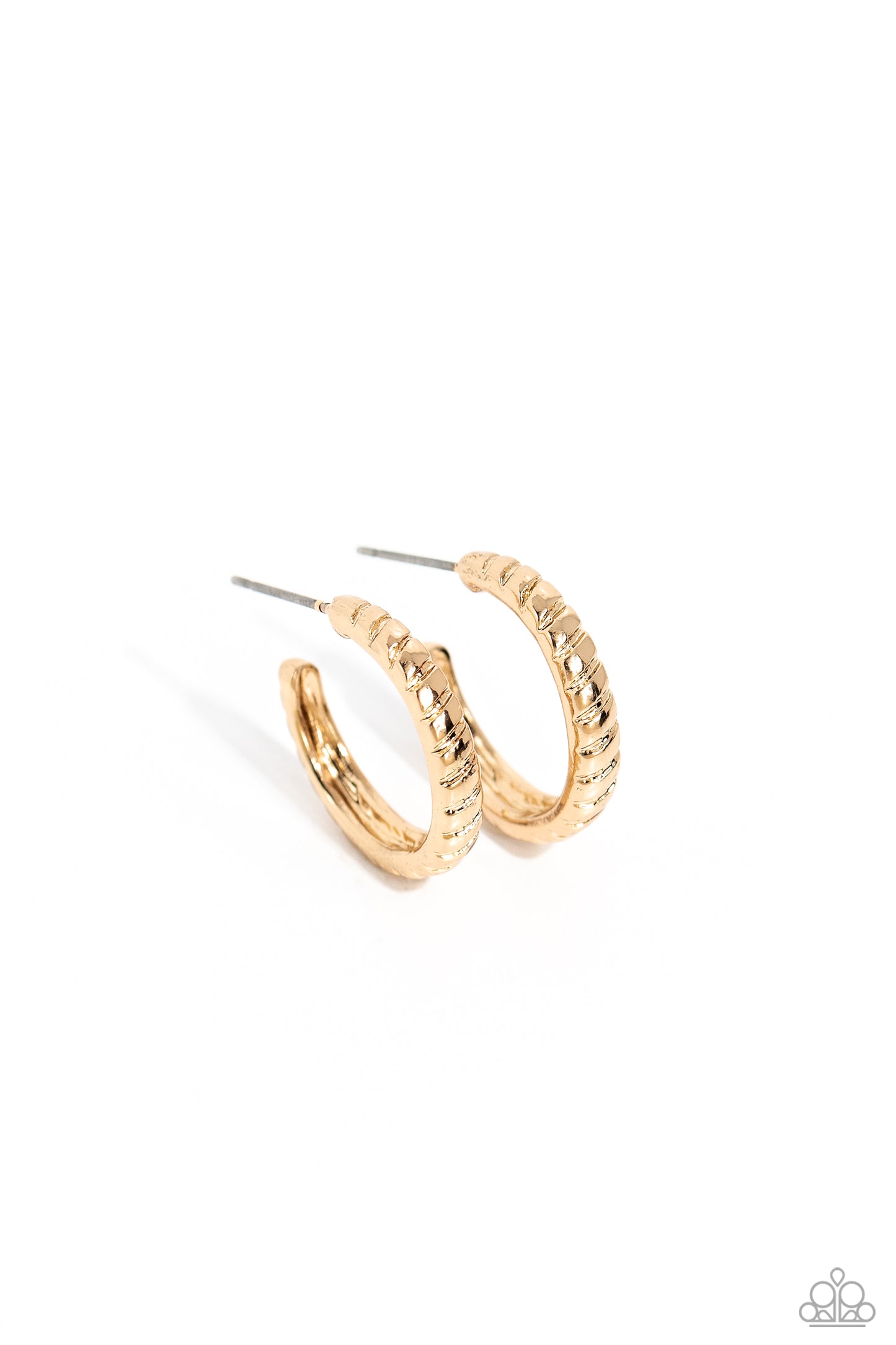 Curvy Charisma Gold Earrings - Jewelry by Bretta