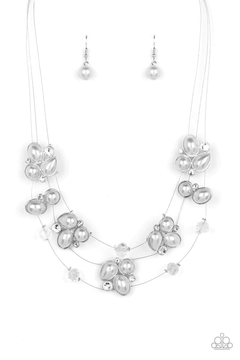 Snow Angels White Necklace - Jewelry by Bretta